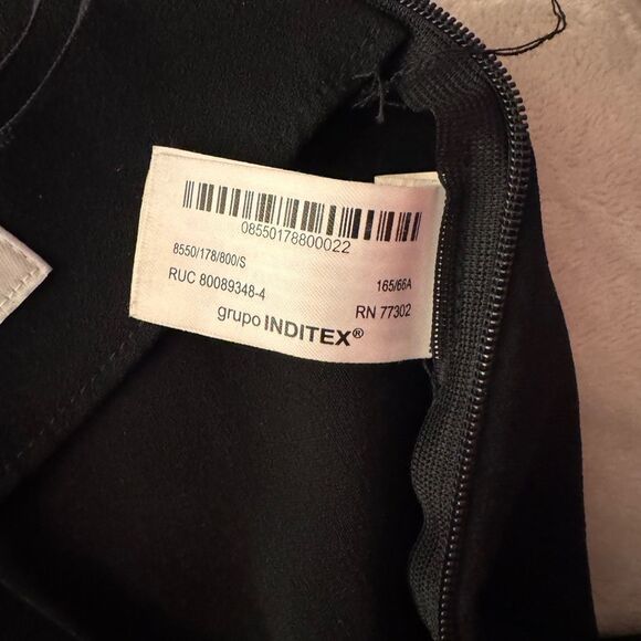 Zara Black Wide Leg Pants - Picture 7 of 8